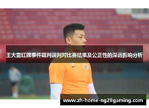王大雷红牌事件裁判误判对比赛结果及公正性的深远影响分析